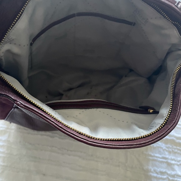 Aimee Kestenberg Tuscany Leather & Suede Hobo Bag-Purple - Picture 16 of 16